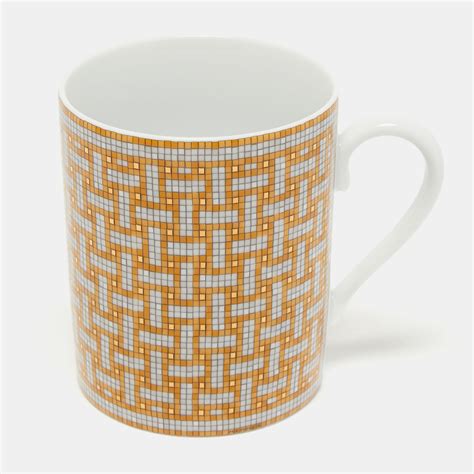 hermes mosaique au 24 mug|Hermes mosaique tray.